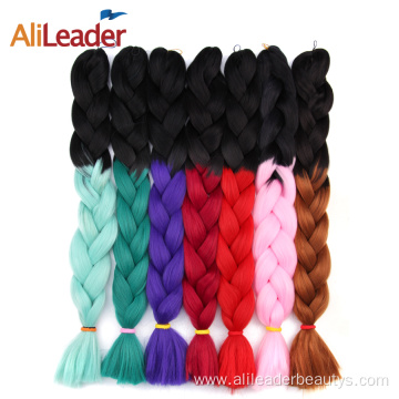 12 Colors Ombre Ultra Braiding Synthetic Hair Extension